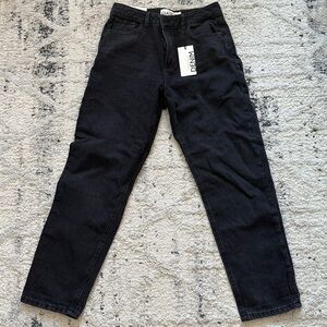 Black mom jeans - brand new with tags!